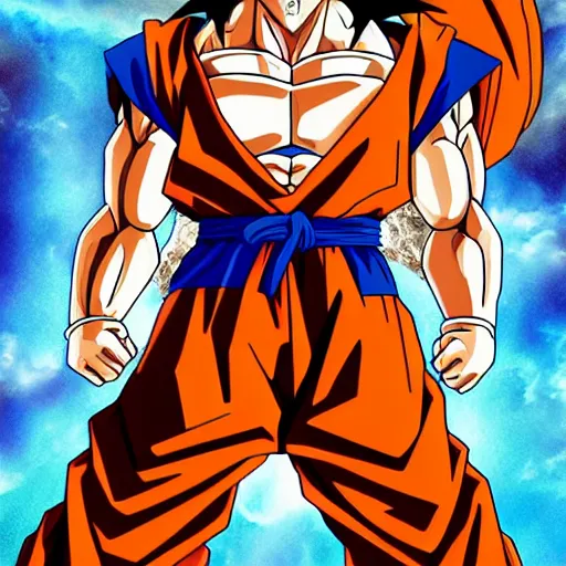 Image similar to goku, dragon ball z