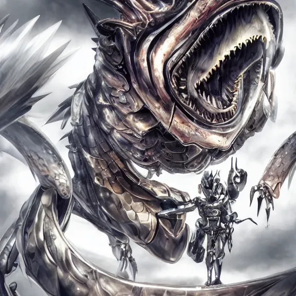 Image similar to detailed shot of a human getting eaten and swallowed, by a gigantic goddess elegant beautiful stunning anthropomorphic hot robot mecha female dragon, with sleek silver metal armor, OLED visor over eyes, micro art, prey, vore, digital art, mawshot, dragon vore, dragon maw, furry art, high quality, 8k 3D realistic, macro art, micro art, Furaffinity, Deviantart, Eka's Portal, G6