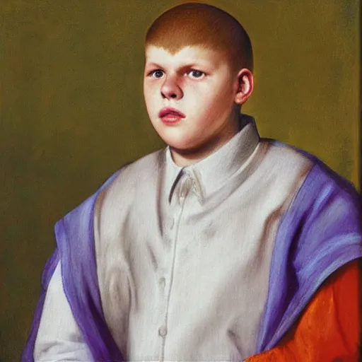 Prompt: Yung Lean, portrait, by Diego Velazquez