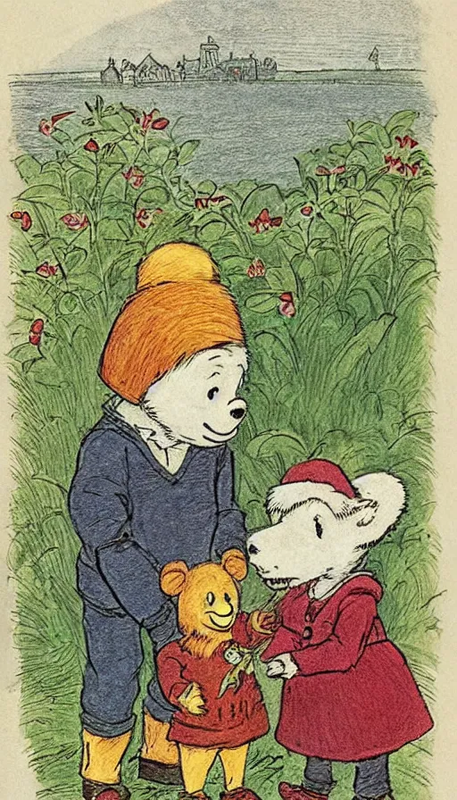 Image similar to rupert the bear by caldecott, randolph