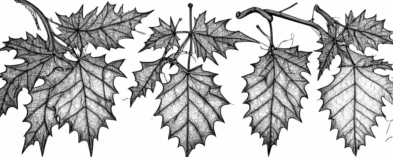 vine leaf illustration