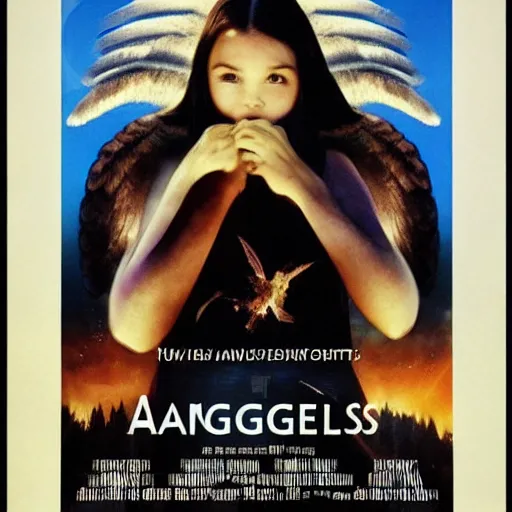 Image similar to movie poster about angels