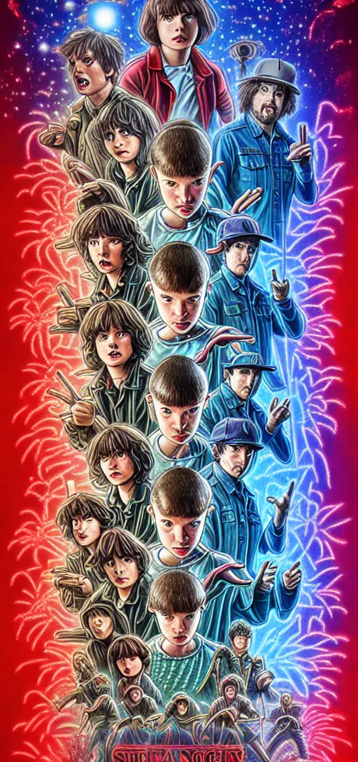 Stranger Things 5 poster by magigrapix on DeviantArt