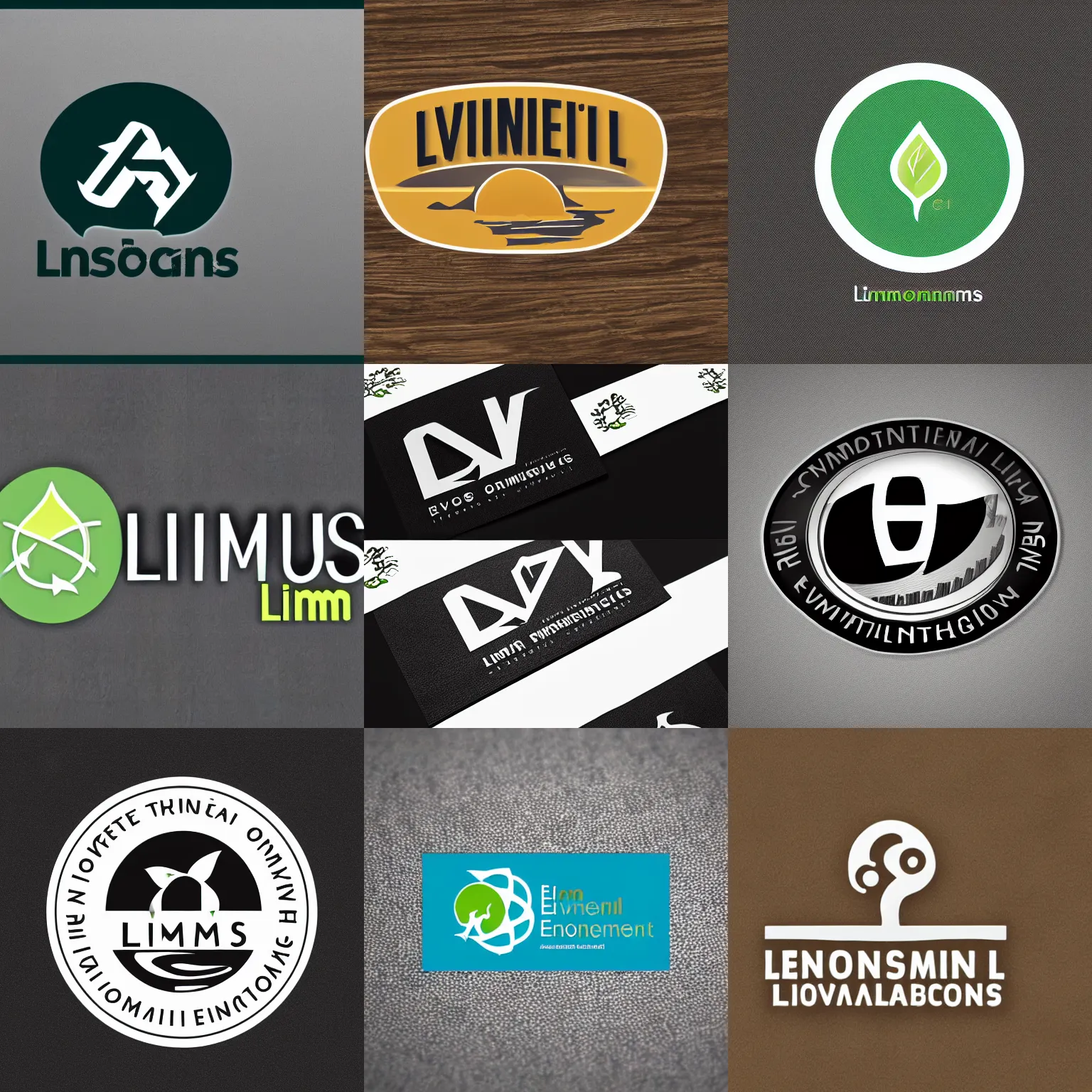 Prompt: logo design for environmental lims