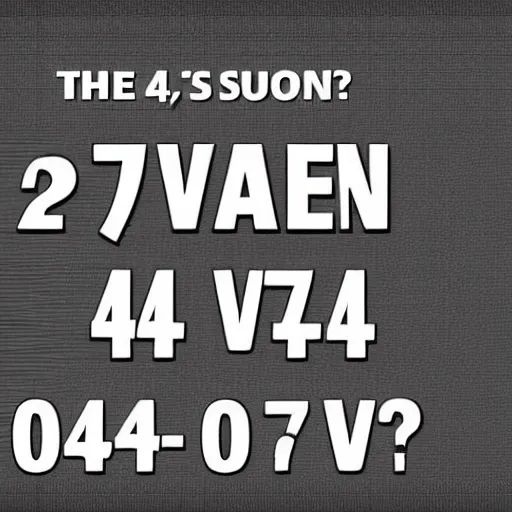 Image similar to The answer is 4.7 or 47