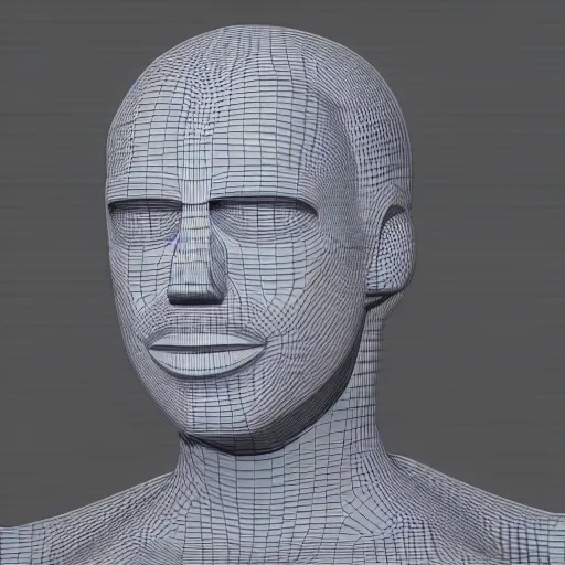 Prompt: a 3 d rendering of a male human