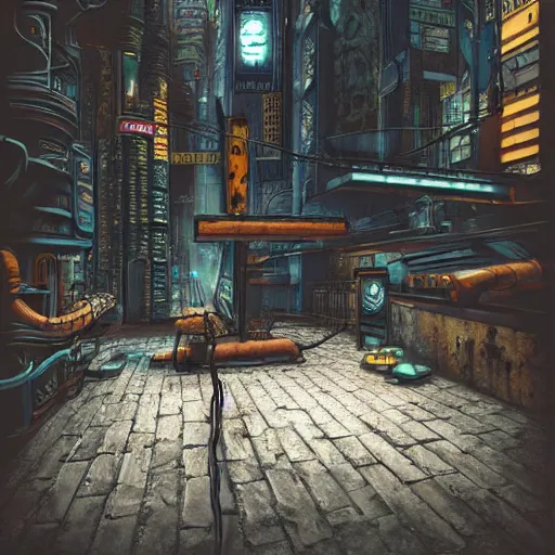 Image similar to small tool extremely detailed cyberpunk ( steampunk ), day light, realistic shaded,