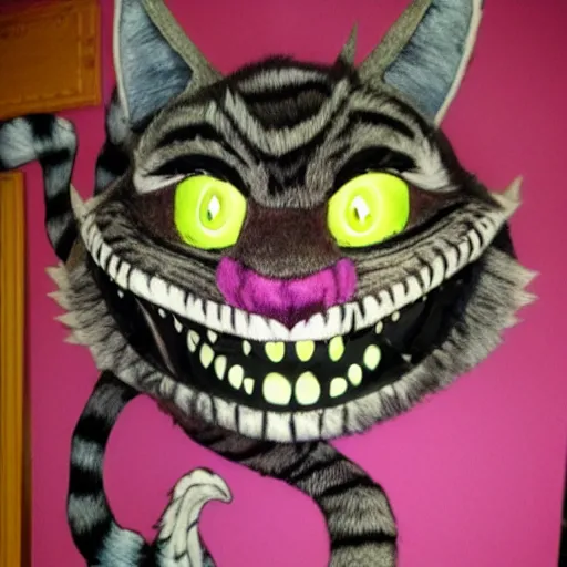 Prompt: the Cheshire cat from Alice in Wonderland