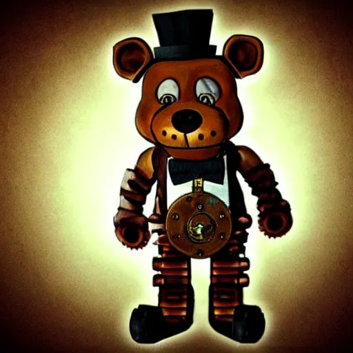 Image similar to Freddy fazbear steampunk