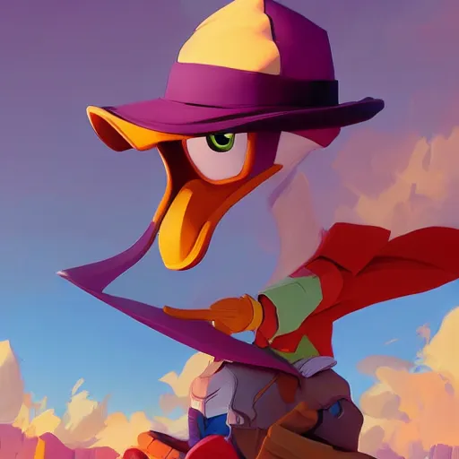 Image similar to hero world darkwing duck, behance hd by jesper ejsing, by rhads, makoto shinkai and lois van baarle, ilya kuvshinov, rossdraws global illumination