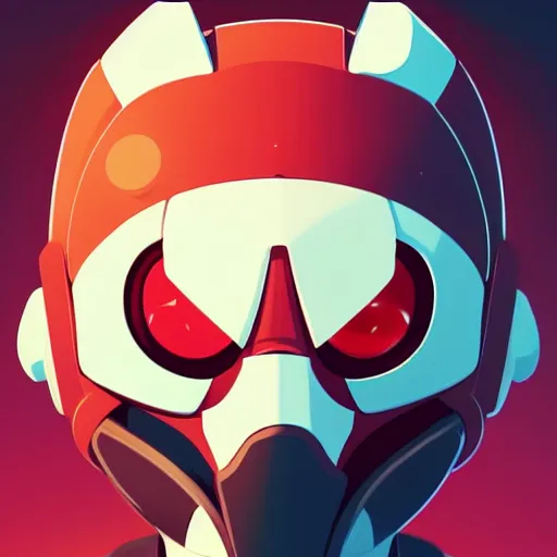 Image similar to face icon stylized minimalist mega man, loftis, cory behance hd by jesper ejsing, by rhads, makoto shinkai and lois van baarle, ilya kuvshinov, rossdraws global illumination