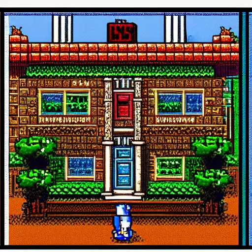 Prompt: a 2 d pixel art scene from a 1 9 9 0 s lucas arts point and click adventure game