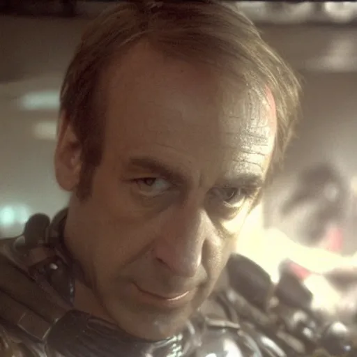 Image similar to film still of saul goodman in aliens, by hr giger