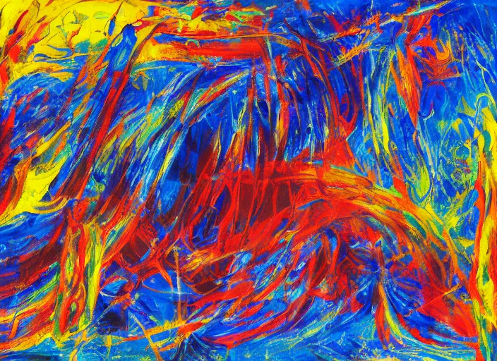 Image similar to the fellowship of the ring, abstract expressionism, digital art, broad strokes,