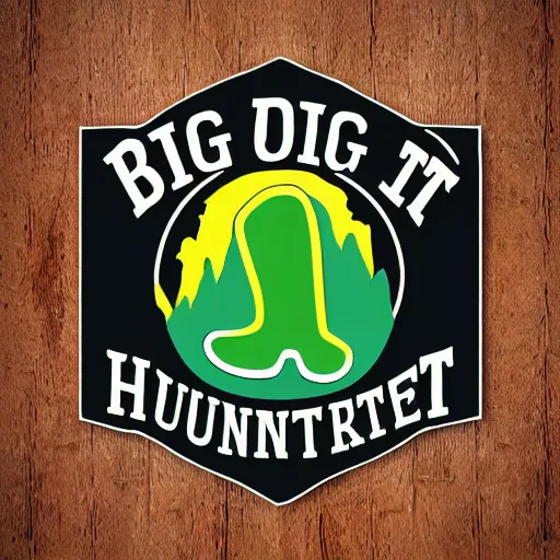 Image similar to Big-Foot-Hunter logo-design