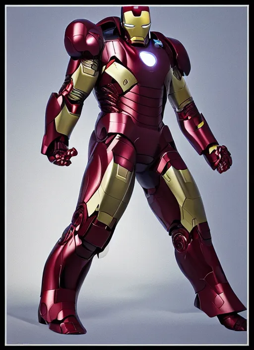 Image similar to george bush as iron man, art station, ray tracing, epicc trending on behance