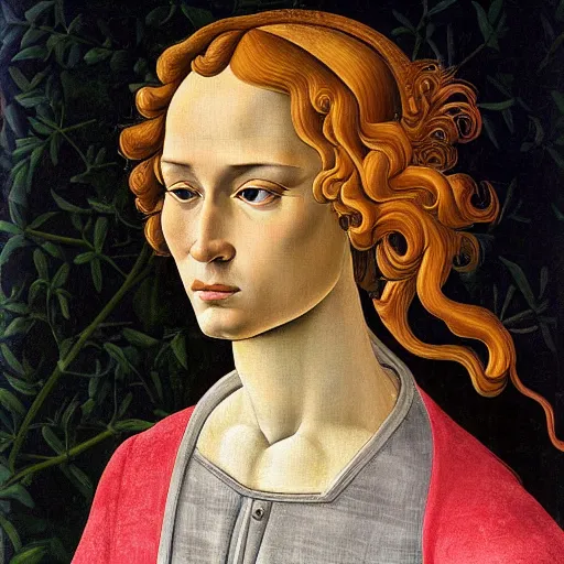 Image similar to painting of Sandro Botticelli by Sandro Botticelli, highly detailed, 8k, cinematic,