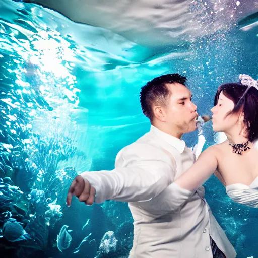 Image similar to underwater smoke formal party studio photo