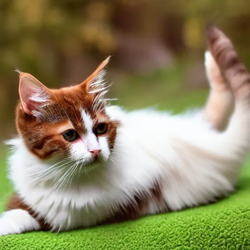 fluffy dark and light orange cat withwhite undertones | Stable ...