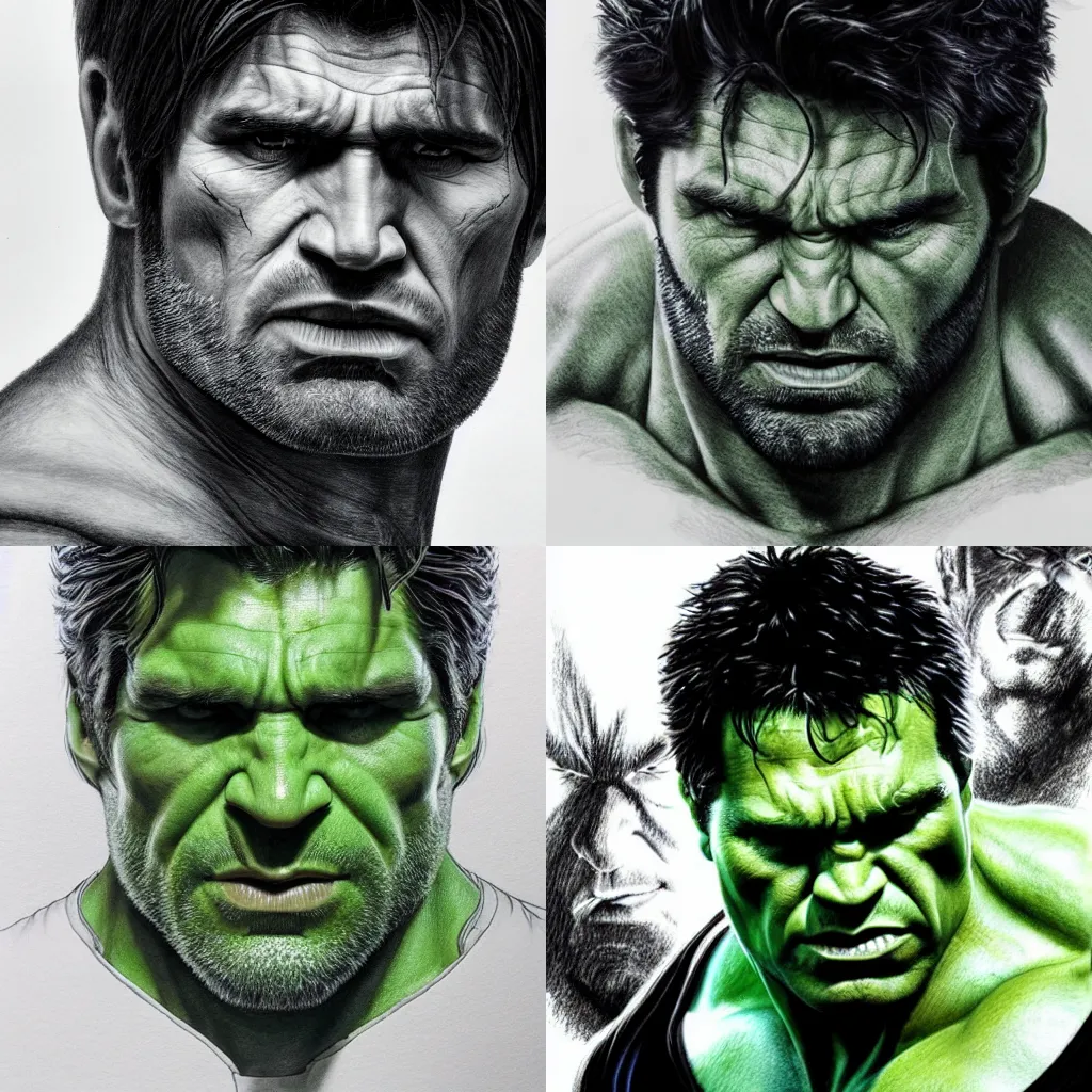 The Hulk Drawing by Amandeep Singh - Pixels