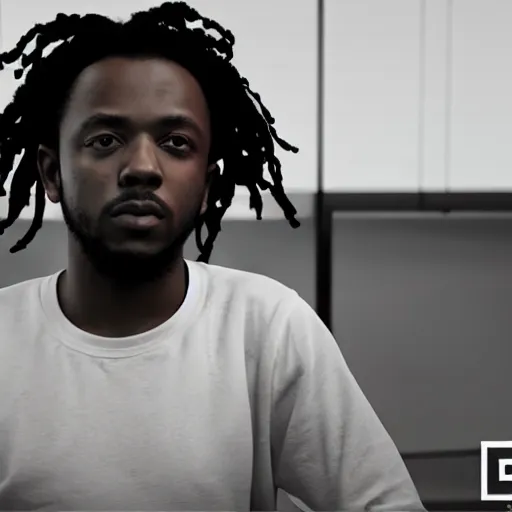 Image similar to kendrick lamar rendered in unreal engine 5, cinematic, studio lighting, hd