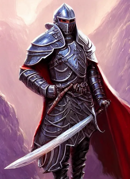 Image similar to knight guard, ultra detailed fantasy, dndbeyond, bright, colourful, realistic, dnd character portrait, full body, pathfinder, pinterest, art by ralph horsley, dnd, rpg, lotr game design fanart by concept art, behance hd, artstation, deviantart, hdr render in unreal engine 5