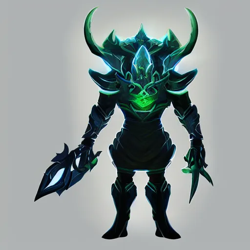 Image similar to the Underlord from DOTA2, concept art, artwork, Underlord dota2