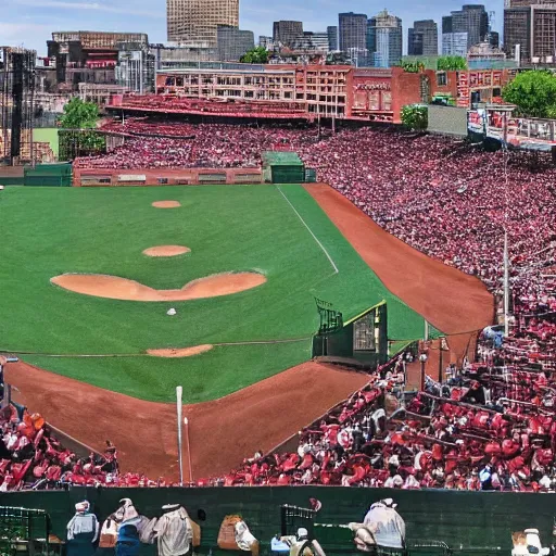 Prompt: ukiyo - a portrait of fenway park, green monster wall in left field, pesky pole foul pole in right, boston red sox