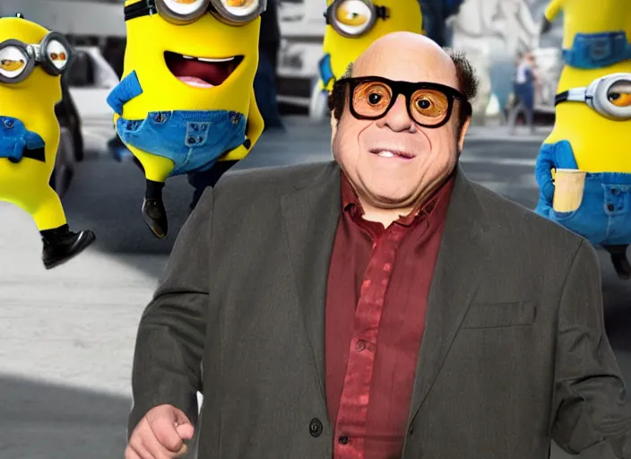 Image similar to Danny DeVito Minion