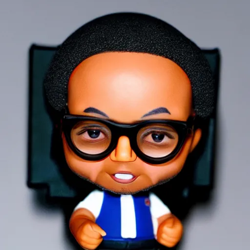 Image similar to dj carl cox as nendoroid, kodak film