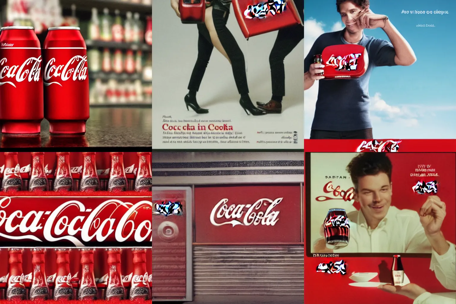 Prompt: coca cola advert