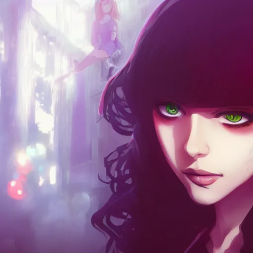 Image similar to Anne Rice as Lestat, ambient lighting, 4k, anime key visual, lois van baarle, ilya kuvshinov, rossdraws, artstation