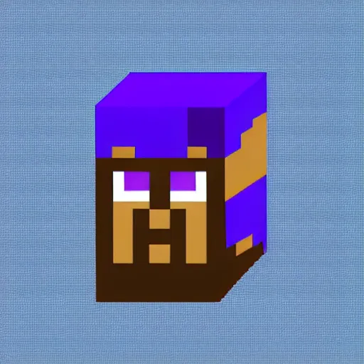 Image similar to thanos minecraft skin