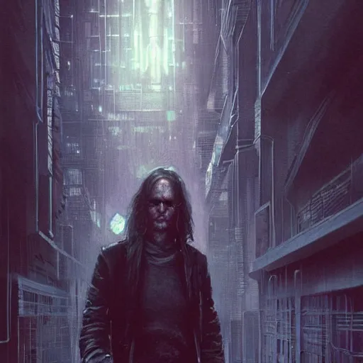 Image similar to neuromancer, painted by seb mckinnon, high detail, dramatic light, digital art, painted by greg rutkowski, promotional movie posterart, trending on artstation