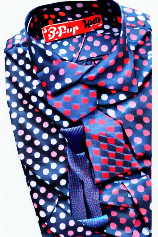 Image similar to men's tie shirt style, pop art