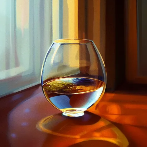 Prompt: a house inside a wine glass, bokeh, studio lighting, concept art, digital painting, oil painting, hyperrealistic, beautiful, highly detailed, artstation, cgsociety