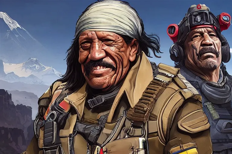 Image similar to danny trejo in apex legends