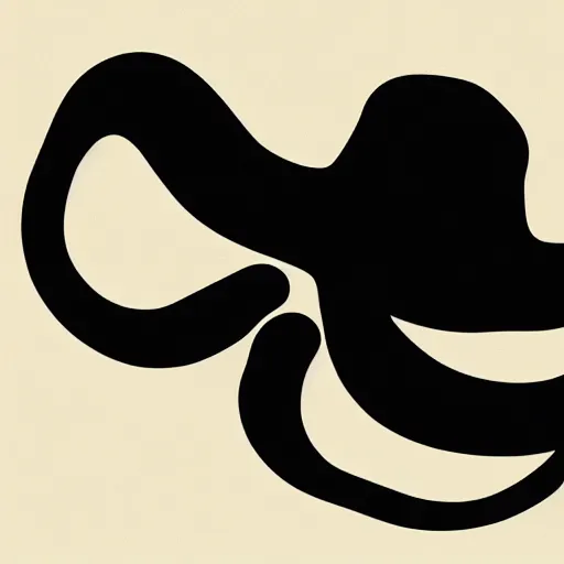 Image similar to octupus minimalistic concept art by afshar petros aoshima chiho caldwell clyde, matte background, sharp contours, minimalist, trending on artstation, 8 k