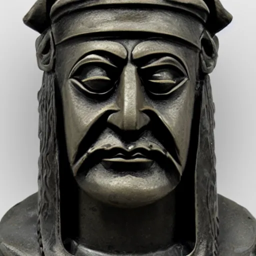 Prompt: Christopher Columbus mask mold