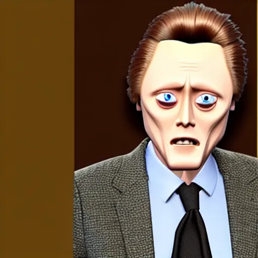 Image similar to Christopher Walken as a Pixar character