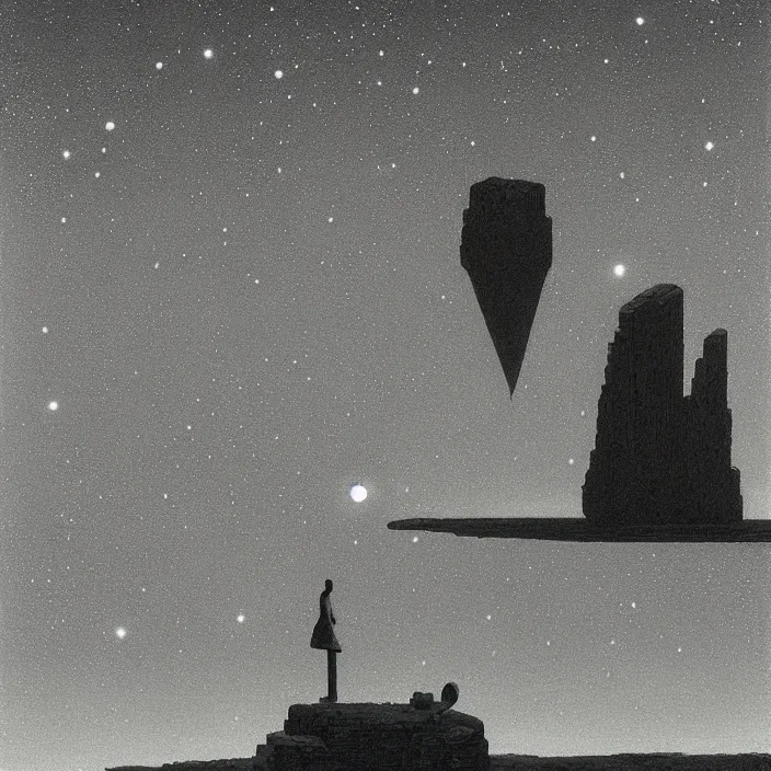 Image similar to the stars are calling, science fiction, Edward Hopper and James Gilleard, Zdzislaw Beksinski, highly detailed