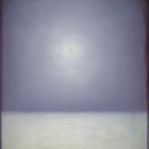 Image similar to the abstract painting'arctic void ', by caspar david friedrich, by rothko