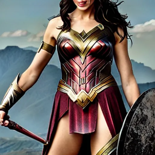 Image similar to gal gadot as a gladiator