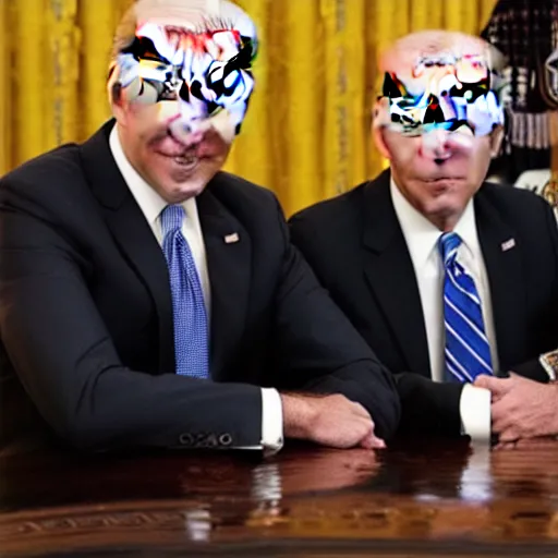 Image similar to Biden men in black