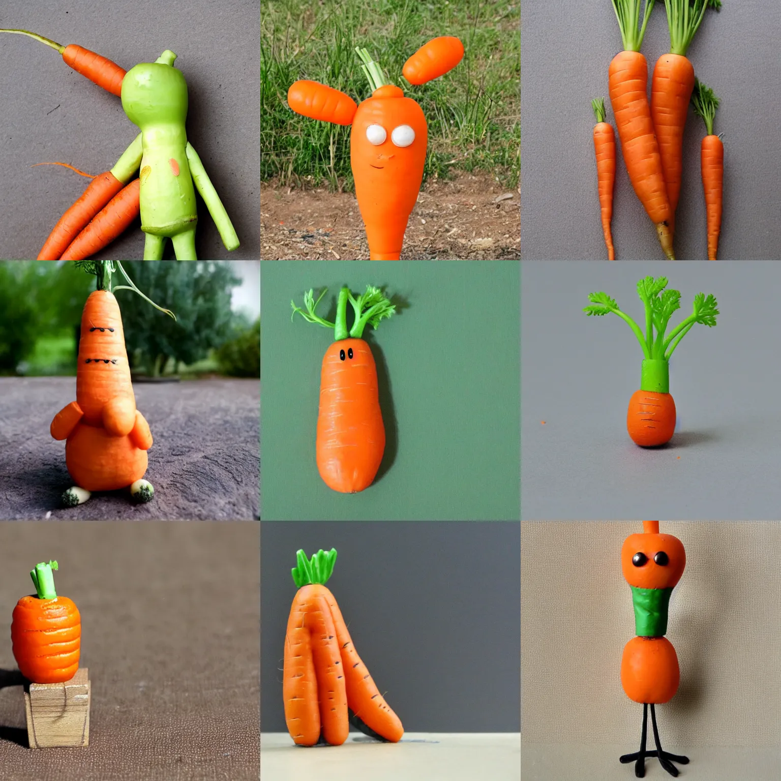 Prompt: carrot with legs, standing upright, looking for the annoying orange, photo 3 1 mm