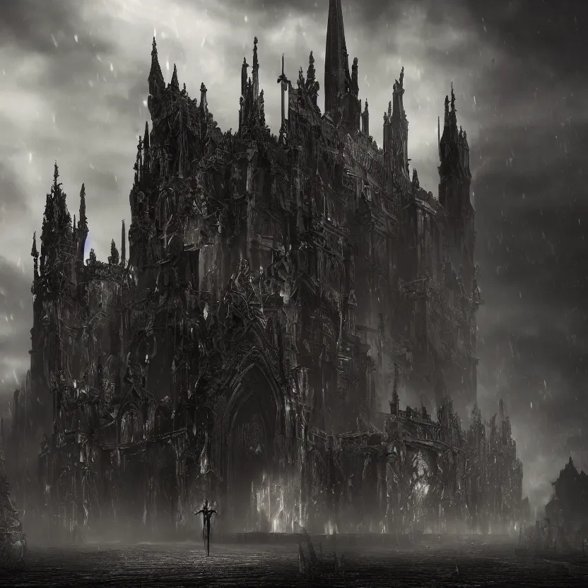 Image similar to stunning Gothic king of, dark and mysterious, atmospheric, ominous, eerie, cinematic, Epic, 8k, 4k, ultra detail, ultra realistic, rendered by awesomeness