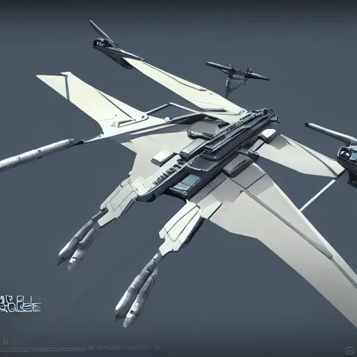 Prompt: futuristic scifi military aerial battle drone, hard surface, concept art, highly detailed, 8 k, rendered in octane, in the style of walter kim