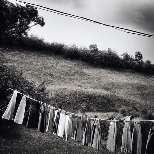 Prompt: “hills hoist washing line”