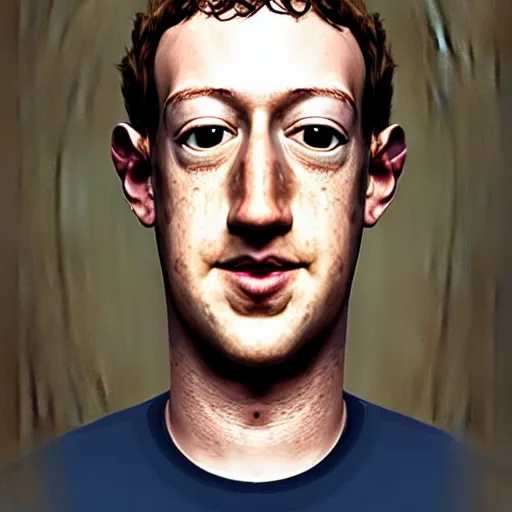 Image similar to portrait of mark zuckerberg as a muppet, very detailed, art contest winner on behance, trendy on deviant art, by artgem, greg rutkowski