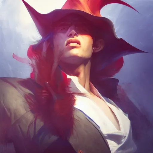 Prompt: cringy alucard, medium shot, asymmetrical, profile picture, organic painting, sunny day, matte painting, bold shapes, hard edges, street art, trending on artstation, by huang guangjian, gil elvgren, ruan jia, greg rutkowski, gaston bussiere